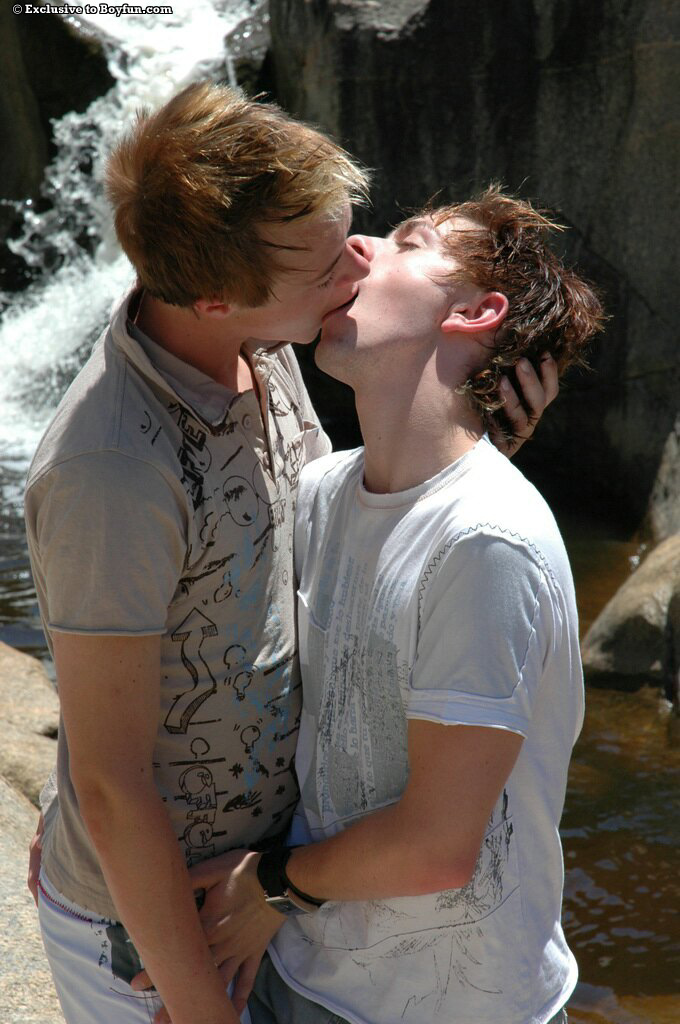 Gay boys Brad & Shayne indulge in hot oral action  