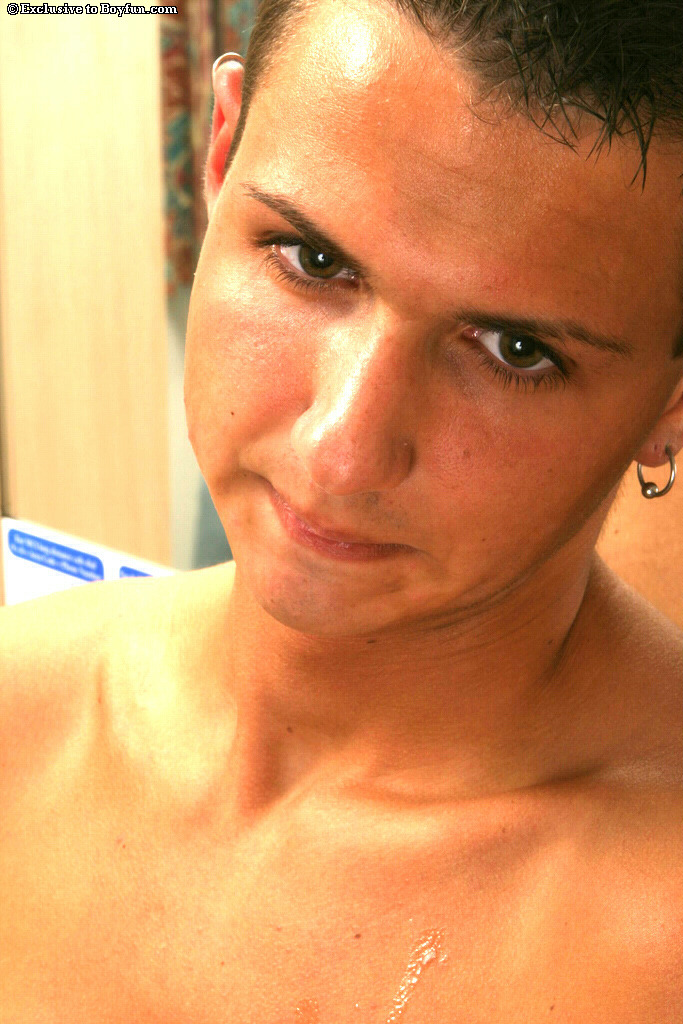 Sexy gay brunette Aidan Mikayla  
