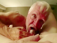 Bearded Grandpa Sucks More Dick 9 Min - Gay Porn