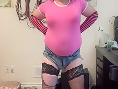 Sissy Crossdresser Gets Dressed Up And Shakes Some Booty