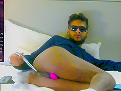 Indian Webcammer Unexplored Aarav Live Ass Fucked With A Metal Rod While Lush Is Still Inside Ass