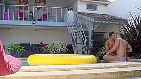 Amateur Cam In The Garden With Anthony Fucked By Caue - FirstTimeWithABoy