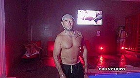 Nicolas Fucked Raw By Dylan Lopez In The Sauna - CrunchFrenchBareback