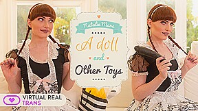 A doll and other toys
