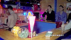 Tiago Fucked By A Boy With A Big Cock In A Bar - BigCocksFuckers