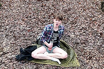 Extreme! Hottest Teen Masturbates His Big Dick Outdoors - Uncut - Perfect Dick Size - Sexy - Fit